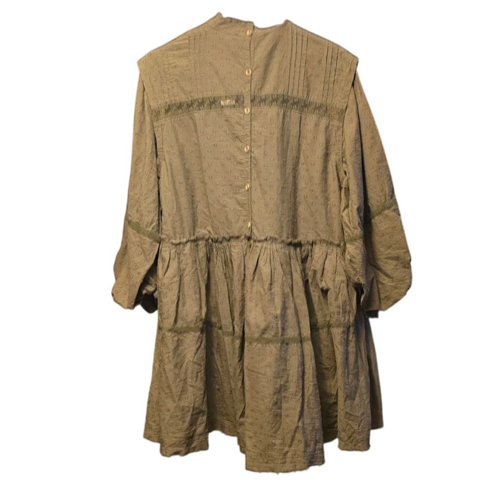 Anthropologie Pilcro Raw Hem Mock Neck Dress nwt size xs - Picture 2 of 8